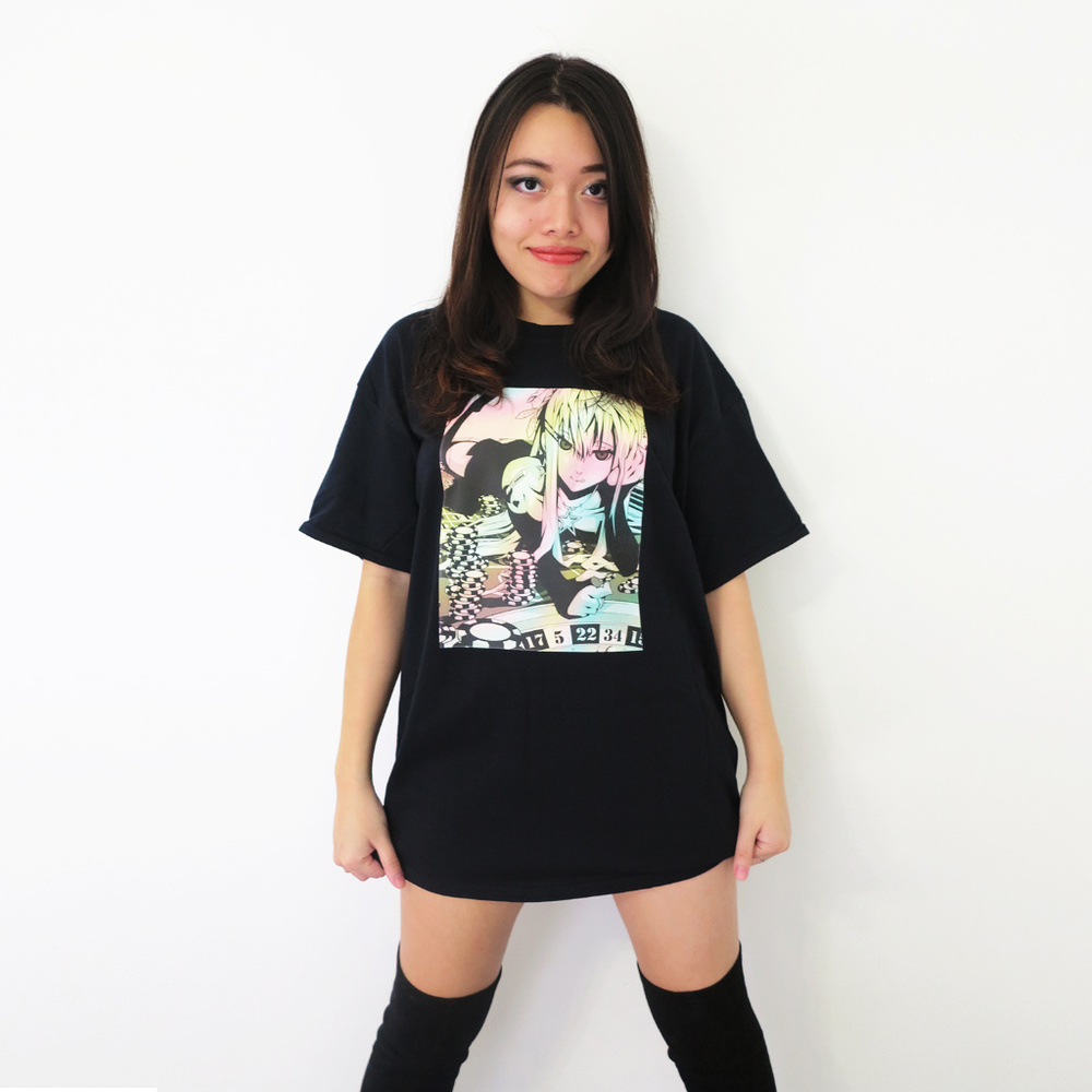 Kakegurui Anime Tshirt Ecchi Oppai Unisex Manga